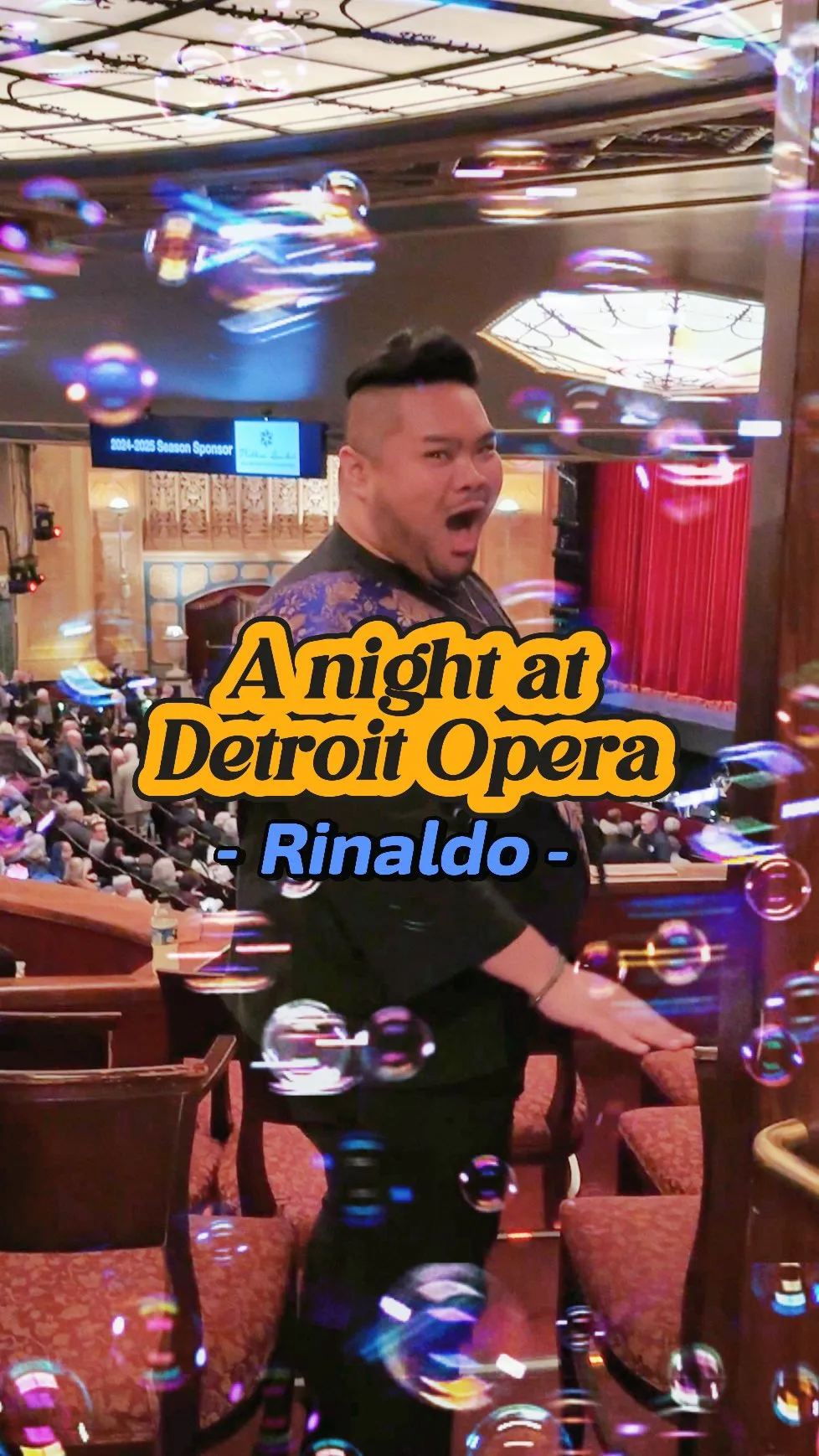 I appear in the cover for a Detroit Opera Rinaldo campaign Reel.